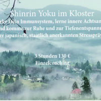 Waldbaden Shinrin Yoku im Kloster