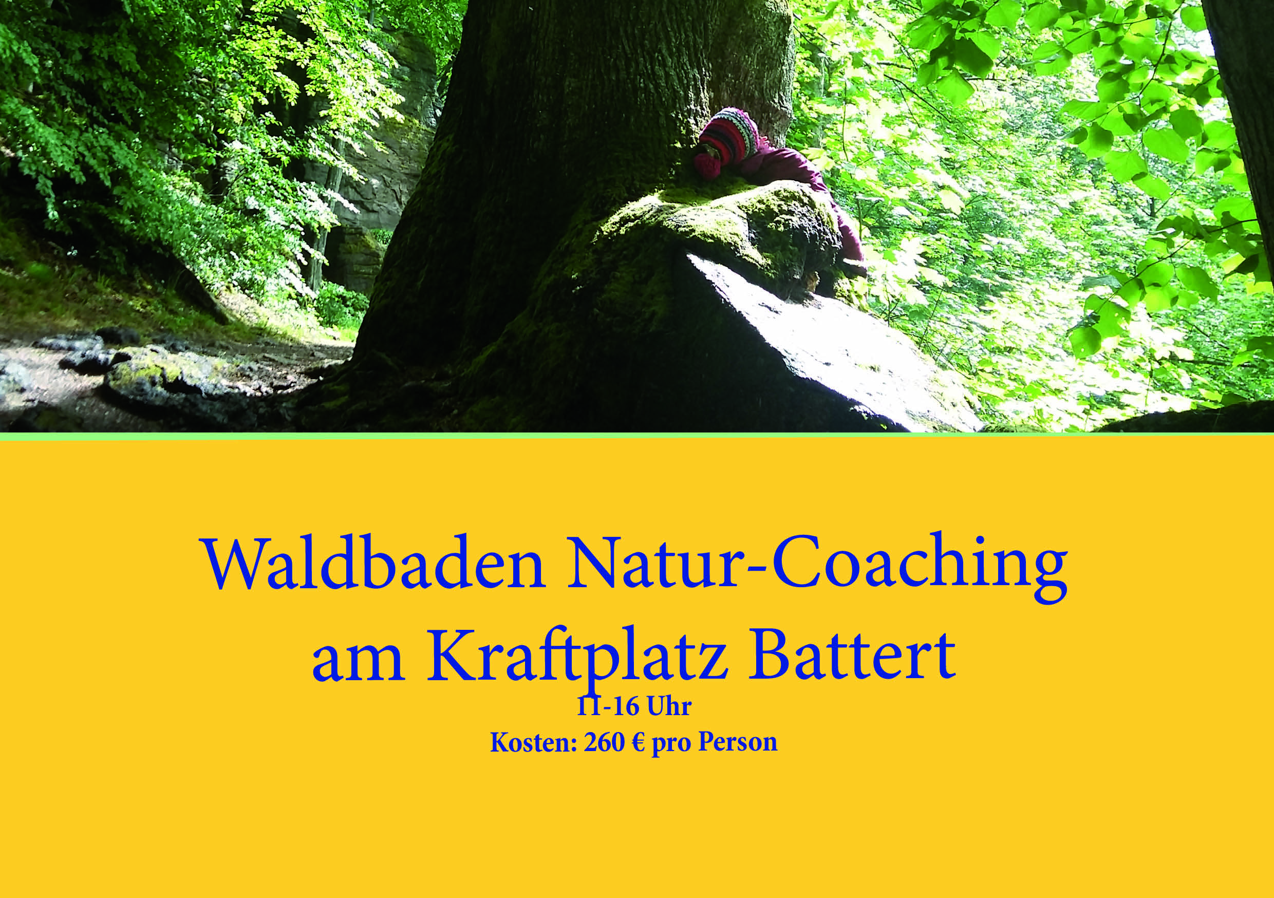 Waldbaden auf dem Kraftplatz